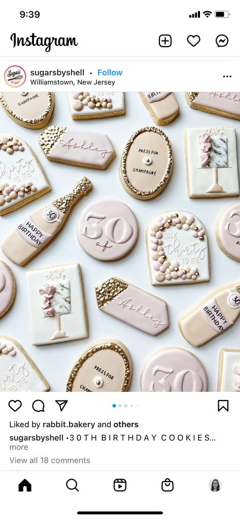 30th Birthday Elegant Party Ideas, Elegant Birthday Cookies For Women, 25 Cookies Decorated, Womens Birthday Cookies Decorated, Thirtieth Birthday Cookies, Talk Thirty To Me Cookies, 30th Cookies Birthday For Women, Neutral Birthday Party Themes For Women, Classy Birthday Cookies