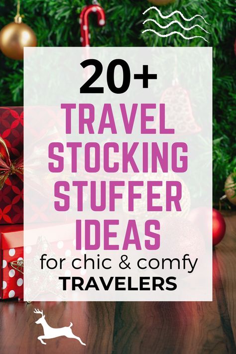 Best travel stocking stuffers list for travelers who enjoy the comfortable and luxurious traveling style. Browse it to find perfect gifts! | Christmas Gift Ideas for Travelers | Christmas Stocking Inspiration Mini Toiletries, Traveling Style, Stocking Stuffers For Mom, Travel Socks, Bucket List Journal, Best Travel Gifts, Stocking Stuffers For Her, Stocking Stuffer Ideas, Stocking Stuffers For Women