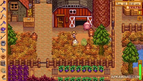 Stardew Valley APK Mod: Money 1.5.6.39 Stardew Valley Farms, Farm Games, Farm Art, Farming Simulator, Passion Project, Rural Life, Harvest Moon, Game Inspiration, Simple Game