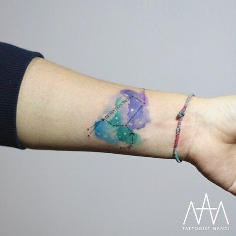 Scorpio Constellation Tattoos, Leo Constellation Tattoo, Korean Tattoo, Korean Tattoo Artist, Flower Thigh Tattoos, Libra Tattoo, Blue Rose Tattoos, Bottle Tattoo, Tattoos Inspiration