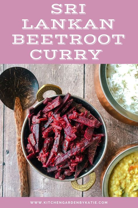 Beetroot Curry, Beetroot Recipe, Sri Lankan Curry, Sri Lankan Food, Vegan Recepies, Beetroot Recipes, Sri Lankan Recipes, Curry Recipe, Curry Recipes