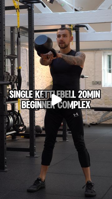 Ryan Thomas | Kettlebell Coach | SFG1 on Instagram: "Single Kettlebell 20min Beginner Complex 🔥  If you’re new to kettlebell training and you’re ready to challenge yourself by combining the foundational moves together into an epic complex - this ones for you…👇  Complexes are an incredible way to hit hundreds of muscles in a time efficient and dynamic way.💪  As a quick reminder a Complex is when we perform ALL the prescribed exercises back-to-back without putting the kettlebell down!  Here we go: ⚔️  ⚡️A1) Deadlift x 5 ⚡️A2) Double Hand Swing x 5 ⚡️A3) Goblet Squat x 5 ⚡️A4) Goblet Strict Press x 5  💪Set the bell down after each round, catch your breath and perform as many rounds as you can in 20 minutes!  Make sure to save for later ✅  #kettlebelltraining #kettlebellworkouts #kettlebel Kettlebell Hiit Workout, Kettlebell Flow, Kettlebell Hiit, Kettle Ball, Kettlebell Routines, Upper Body Circuit, Reverse Curls, Ryan Thomas, Kettlebell Exercises