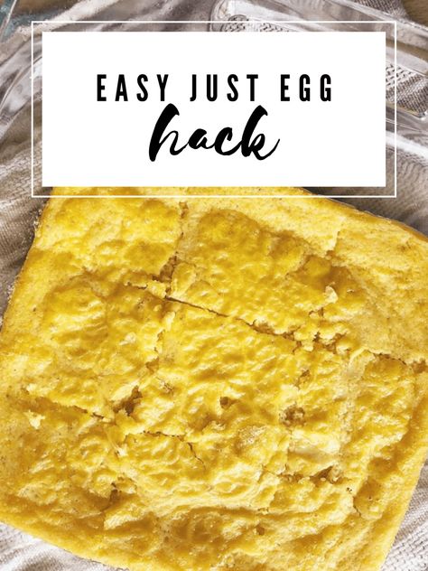 Easy JUST Egg Hack Homemade Just Egg, Diy Just Egg, Just Egg Copycat Recipe, Dairy Replacements, Wfpb Breakfast, Vegetarian Breakfasts, Vegan Picnic, Just Egg, Egg Hacks