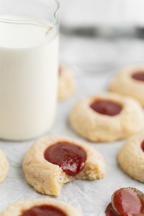 Thumb Cookies, Coconut Thumbprint Cookies, Cream Cheese Cookie, Cream Cheese Eggs, Cheese Cookies, Cream Cheese Cookies, Sugar Eggs, Thumbprint Cookies, Soften Cream Cheese