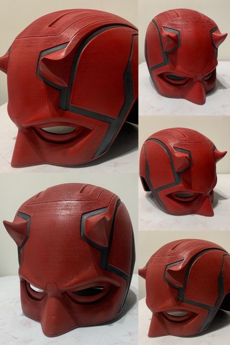 A cool custom handmade DareDevil recreation based on the Netflix show! Get your own on etsy! Daredevil Helmet, Daredevil Mask, Daredevil Show, Daredevil Cosplay, Funky Clothes, Marvel Daredevil, Netflix Show, Funky Outfits, Cosplay Halloween