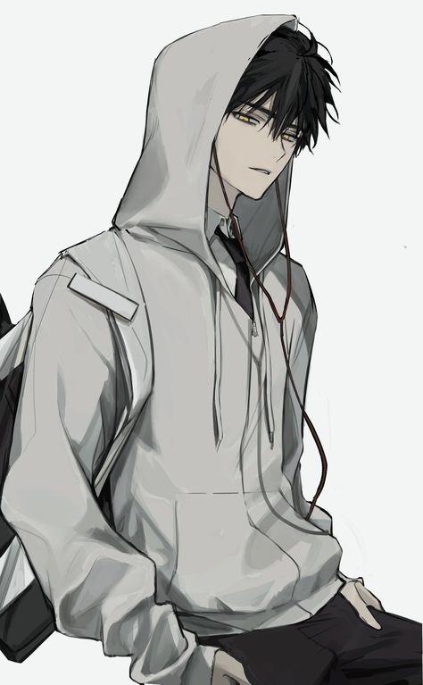 Black Hair Anime Guy, Guys With Black Hair, Katsuki Yuri, Black Hair Boy, Anime Boy Hair, Anime Black Hair, Dark Anime Guys, Cool Anime Guys, Guy Drawing