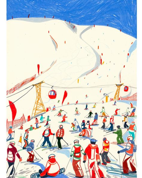 Alle berichten • Instagram Ski Drawing Simple, Skiing Drawing, Skier Illustration, Ski Watercolor, Ski Drawing Illustration, Skier Painting, Skiing Watercolor Painting, Skiing Illustration, Skiing Illustration Drawings