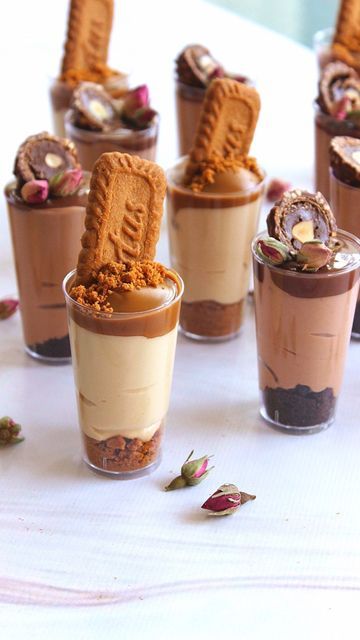 ‎Walla Abu-Eid | ولاء ابو عيد‎ shared a post on Instagram: "Watch how to make Lotus Biscoff Mousse and Nutella mousse, using two ingredients each! Dress them up or serve as it is, delicious both ways! Full recipe at the end of video 😉 . . . . . #monthofgood #lifestyleblogger #foodblogger #blogger #sydneyblogger #bloggersofinstagram #flashesofdelight #thehappynow @studio10au #coffeeobsessed #huffposttaste #insiderdessert #coffeeholic #dessertrecipe #instafoodie #sydneyfoodies #sydneyfoodbl Lotus Biscoff Mousse, Ferrero Rocher Mousse, Biscoff Mousse, Lotus Dessert, The Cooking Foodie, Dessert Shooters Recipes, Nutella Mousse, Biscoff Recipes, Biscoff Cake