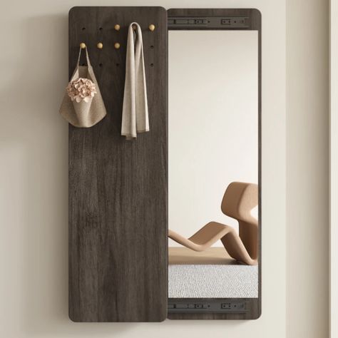 68.66US $ 1% OFF|Invisible full length mirror can be closed, hidden push pull   living room home entrance fitting mirror, wall mounted| |   - AliExpress Hidden Mirror, Bird Room, Home Entrance, House Construction Plan, House Construction, Construction Plan, Length Mirror, Full Length Mirror, House Entrance