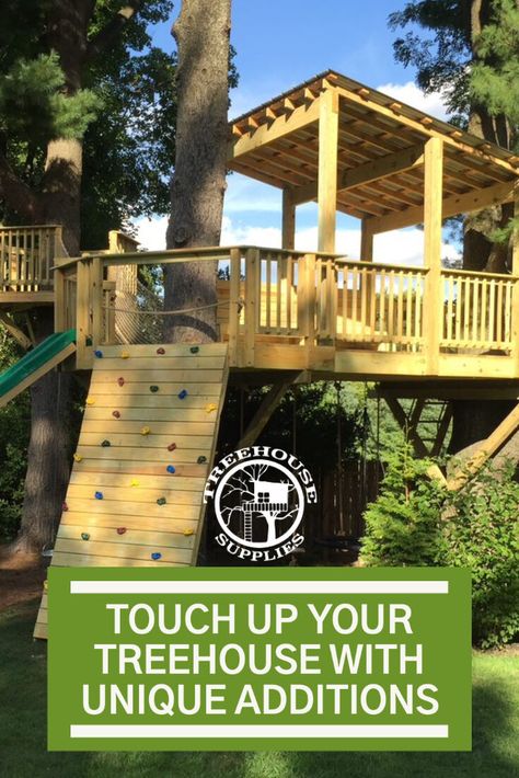 Decorating a treehouse can seem daunting, but it can be a fun and rewarding project with the right tips and tricks. First, consider the theme or overall aesthetic you want to achieve. Also, think about the functionality of the space. Finally, choose appropriate decorations for the outdoor environment that can withstand the weather. From hanging lights and plants to art pieces and cozy cushions, there are numerous options to make your treehouse a comfortable and stylish retreat 🏠 Treehouse Bridge, Cozy Cushions, Rope Bridge, Outdoor Environment, Shopify Design, The Bridge, Touch Up, Step By Step Instructions, Tree House