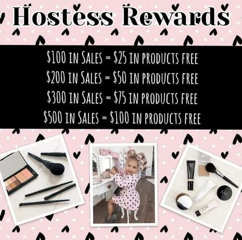 Mary Kay Hostess Rewards Ideas, Mary Kay Hostess Rewards, Mary Kay Referral, Mary Kay Online Party, Mary Kay Facebook Party, Mary Kay Hostess, Mary Kay Facebook, Mary Kay Inspiration, Mary Kay Marketing