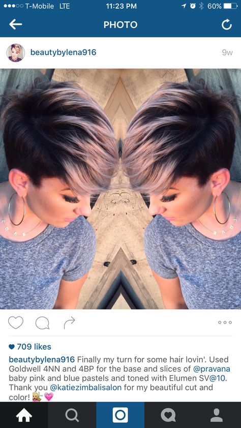 Popular Haircuts, Haircut And Color, Undercut Hairstyles, Short Hairstyle, Short Hair Styles Pixie, Party Hairstyles, Pixie Hairstyles, Hair Today, Great Hair