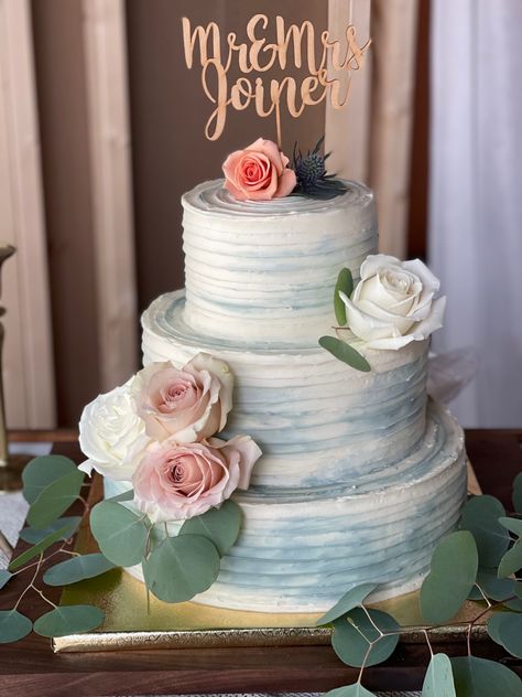 Dusty Blue Ombre Wedding Cake, Blush And Dusty Blue Wedding Cake, Two Tier Wedding Cake Dusty Blue, Dusty Blue And Burgundy Wedding Cake, Powder Blue Wedding Cake, 2 Tier Wedding Cakes Simple Elegant Blue, Dusky Blue Wedding Cake, Wedding Cakes Dusty Blue, Dusty Blue Cake