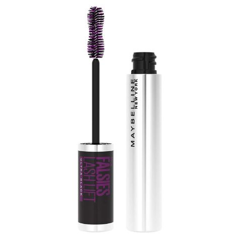 For Volume and Curl: Maybelline the Falsies Lash Lift Washable Mascara Lash Lift Mascara, Mascara Maybelline, Maybelline Falsies, Maybelline Mascara, Eyelash Tinting, Maybelline Lash Sensational, Great Lash, Flash Tattoos, Lengthening Mascara