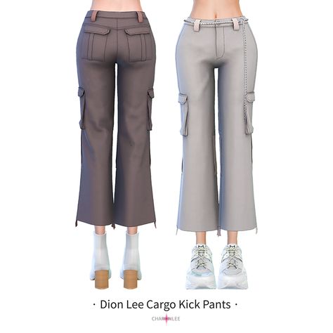 【Dion Lee Cargo Kick Pants】 - Charonlee Cargo Pants Sims 4 Cc, Sims 4 Cargo Pants, Sims 4 Cc Cargo Pants, Maxis Match Clothing, Sims 4 Cc Pants, Sims Pants, Maxis Match Clothes, Four One Direction, Ts4 Clothes