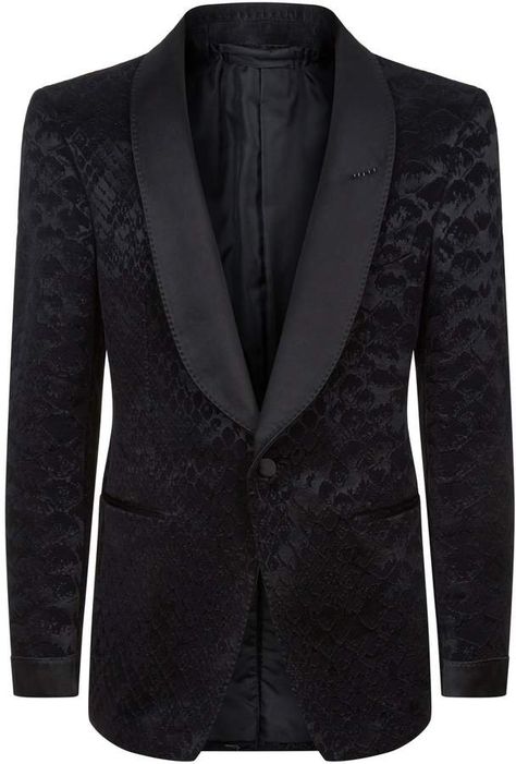 Tom Ford Shelton Jacquard Tuxedo Jacket Tom Ford Mens Suits, Velvet Dinner Jacket, Mens Formalwear, Formal Jacket, Black Glamour, Mens Fashion Style, Vintage Black Glamour, Designer Suits For Men, Dinner Jacket