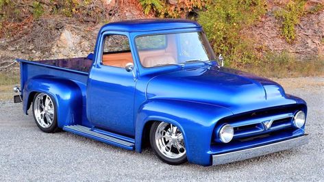 6 Fun Classic Ford F-Series Trucks That Don't Cost a F'ing Fortune Hotrod Truck, 1953 Ford F100, Ford Lightning, Muscle Truck, Crate Motors, Ford Hot Rod, Classic Ford Trucks, Classic Hot Rod, Crate Engines