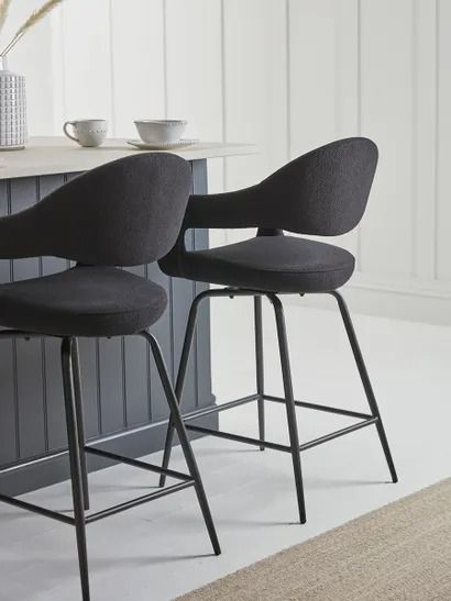 Breakfast bar stools, kitchen stools, bar stools | Cox & Cox Loft Type, Bar Stools Kitchen Island, Corner Sofa Design, Breakfast Bar Stools, Kitchen Stool, Stools For Kitchen Island, Black Bar Stools, Bedroom Bedside Table, Uk Kitchen