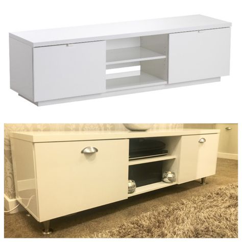 IKEA Byås retro hack - IKEA Hackers Ikea Byas Tv Stand, Ikea Byas, Tv Stand Hack, Ikea Finds, Easy Ikea Hack, Ikea Decor, Diy Ikea Hacks, Ikea Hackers, Best Ikea