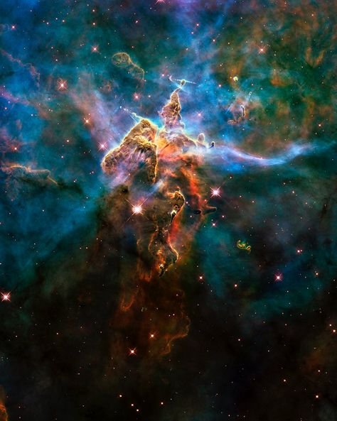 Image of a nebula taken using a NASA telescope - Original from NASA . Digitally enhanced by rawpixel. | free image by rawpixel.com / NASA (Source) Nasa Telescope, Mystic Mountain, Helix Nebula, Nasa Hubble, Solar Flares, Hubble Images, Carina Nebula, Whirlpool Galaxy, Stars In The Sky