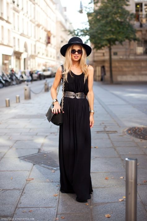 Rach Zoe <3 Summer Vintage Outfits, Rachel Zoe Style, Isabel Lucas, Nicole Richie, Looks Black, Rosie Huntington Whiteley, Vestidos Vintage, Spring Street Style, Long Black Dress