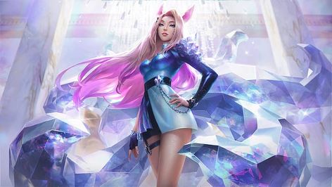 Ahri, Ahri (League of Legends), K/DA, kda, Riot Games, music HD wallpaper League Of Legends Kda, Ahri Skins, Ahri League Of Legends, Yasuo League, Evelynn League Of Legends, Ahri Wallpaper, Ahri Lol, 3840x2160 Wallpaper, Xayah And Rakan