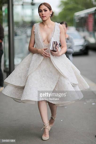 Araya Hargate, Chompoo Araya, Giambattista Valli Haute Couture, 2016 Couture, Thai Fashion, Street Style Paris, Giambattista Valli, Vogue Magazine, Fashion Week Street Style