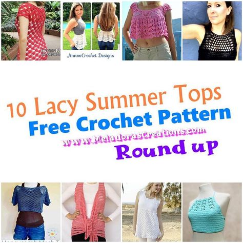 Crocheted Clothes, Summer Top Pattern, Crochet Cup Cozy, Crochet Bear Patterns, Crochet Dog Patterns, Crochet Teddy Bear Pattern, Crochet Bunny Pattern, Lacy Tops, Crochet Summer Tops