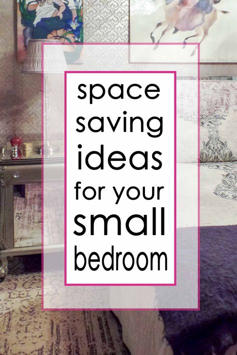 Space Saving Design Ideas For Small Bedrooms #fromhousetohome #homedecor #decorating #bedroom #bedroommakeover #bedroomideas Small Bedroom Space Saving, Bedroom Space Saving, Bedroom Bookcase, Dramatic Bedroom, Ideas For Small Bedrooms, Small Bedroom Makeover, Space Saving Ideas, Simple Bed Frame, Small Guest Bedroom