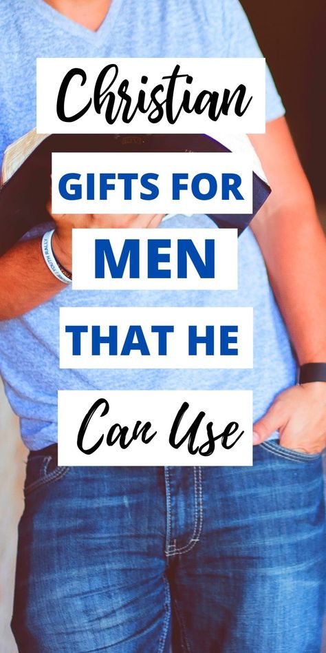 These Christian gifts are perfect for the man in your life. Find the perfect gift for your husband, father, grandfather, son and more. Bible For Husband Gift, Christian Birthday Gifts For Him, Biblical Gifts For Men, Father’s Day Gifts For Church Dads, Gifts For Boyfriend Christian, Small Fathers Day Gifts For Church, Christian Men Gifts, Father’s Day Gift For Church, Gifts For Christian Boyfriend