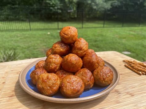 Smoked Frozen Meatballs, Smoked Hamburgers, Smoked Pork Recipes, Smoked Cod, Pellet Smoker Recipes, Turkey Bacon Wrap, Smoked Burgers, Smoked Pork Chops, Smoked Pork Loin