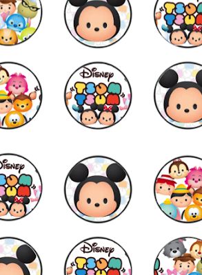 Daisy Celebrates!: Tsum Tsum Birthday Party Printables Tsum Tsum Cupcakes, Tsum Tsum Cake, Tsum Tsum Party, Birthday Party Printables, Disney Tsum Tsum, Birthday Board, 11th Birthday, Party Kit, Third Birthday