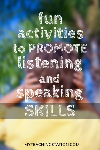 Communication Skills Activities, Listening Skills Activities, Communication Development, Communication Activities, Listen And Speak, Effective Communication Skills, Non Verbal, Speaking Activities, Development Activities