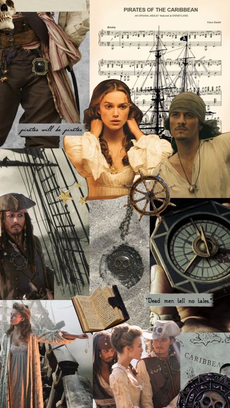 Pirates Of The Caribbean Collage, Potc Aesthetic, Fantasy Songs, The Caribbean Aesthetic, Pirates Of The Caribbean Aesthetic, Pirates Of Carribean, Caribbean Aesthetic, Pirate Movies, Pirates Of Caribbean