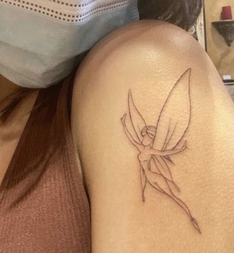 Fairy Tattoos, 16 Tattoo, Fairy Tattoo Designs, Cool Chest Tattoos, Chest Tattoos For Women, Fairy Tattoo, Dainty Tattoos, Tattoos Designs, Aesthetic Tattoo