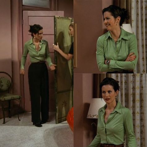 Monica Outfits, Monica Geller Outfits, Estilo Rachel Green, Monica Friends, Miranda Hobbes, Friends Fits, Rachel Green Style, Rachel Green Outfits, Friends Outfit