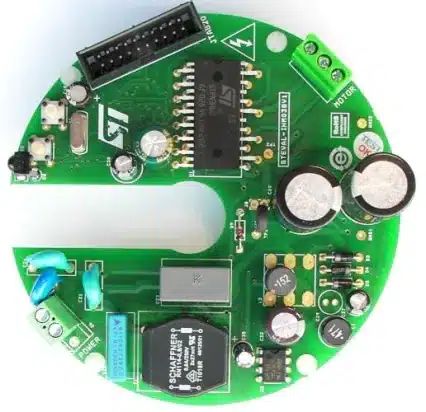 A 3-phase BLDC motor drive reference design with Field Oriented Control (FOC) sensorless mode specifically for ceiling fan applications, supporting power up to 50 W. A Brushless DC (BLDC) fan controller is essential for improved energy efficiency, reducing power consumption and lowering electricity costs. It enables precise speed control, allowing users to adjust fan speeds […] The post Reference Design For BLDC Motor Driver Suitable For Fan Controllers appeared first on Electronics For... Bldc Motor, Electronic Circuit Projects, Circuit Projects, Electronics Circuit, Design Guide, Fan Speed, Electronics Projects, Circuit Board, Energy Efficiency