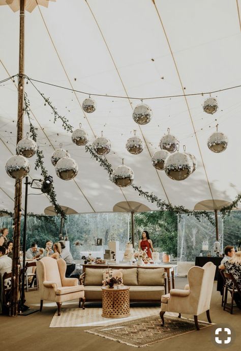 Modern Wedding Reception, Outdoor Tent, Disco Balls, Modern Wedding, Austin Texas, Chandeliers, Wedding Reception, Tent, Austin