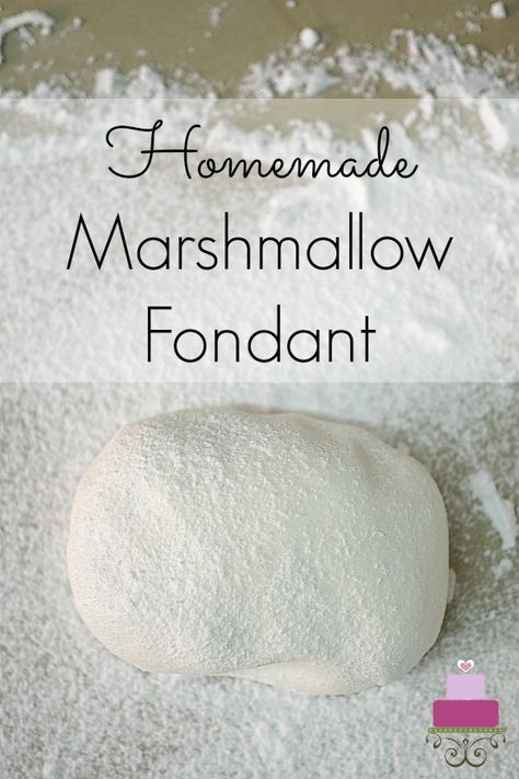 Easy Fondant Recipe, Marshmallow Fondant Recipe, Homemade Fondant, How To Make Marshmallows, Pastas Recipes, Pig Stuff, Fondant Recipe, Marshmallow Fondant, Cake Making