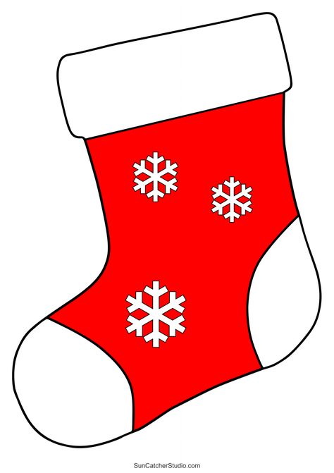 Printable Stockings Christmas, Stocking Cutout Template, Stocking Outline Printable, Printable Stocking Template, Pattern For Christmas Stocking, Stocking Clipart, Christmas Stocking Ideas, Christmas Stocking Template, Stocking Template