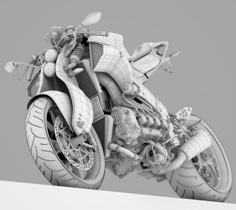 Bike Craft, 2d Character Animation, Bike Sketch, Good Anime To Watch, Bike Engine, Industrial Design Sketch, Passion Project, Computer Graphics, Bike Design