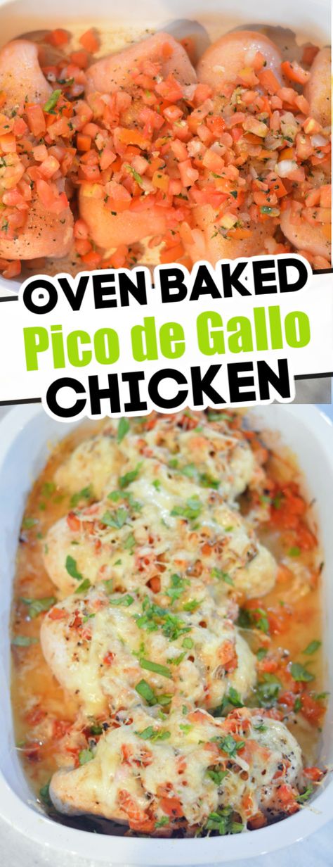 Chicken With Pico De Galo Recipes, Diced Tomatoes And Chicken, Pico De Galo Chicken Recipes, Chicken With Diced Tomatoes, Dinner Tonight Chicken, Salsa Fresca Chicken, Chicken Dishes For Dinner, Mexican Feast, Tomato Salsa Recipe