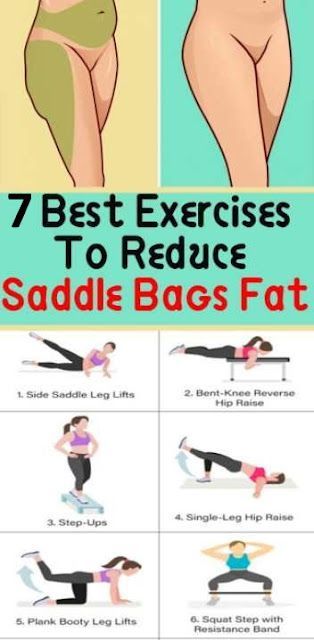 7 Best Exercises To Reduce Saddle Bags Fat Saddlebag Workout, Hip Raises, Medical Herbs, Health Articles Wellness, Best Exercises, Leg Lifts, Health Magazine, Good Health Tips, Natural Health Remedies