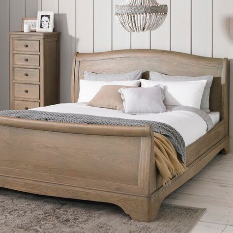 Simple Bed Design, Sleigh Bed Frame, Simple Bed Designs, Bed Design Ideas, Wooden Bed Design, Luxury Bed, Simple Bed, Divan Bed, King Bed Frame