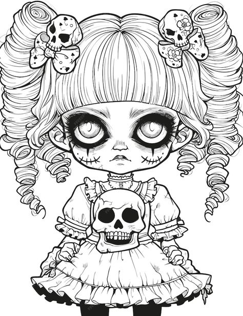 Spooky Halloween Coloring Pages, Horror Movie Coloring Pages, Horror Coloring Pages Free Printable, Gothic Coloring Pages For Adults, Sinister Expression, Coloring Pages Horror, Dibujo Halloween, Gothic Coloring Pages, Horror Coloring Pages