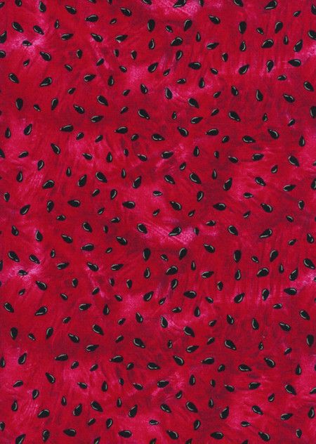 FRUIT-C1173-RED Timeless Treasures Fabric, Owl Fabric, Watermelon Seeds, Watermelon Fruit, Kitchen Fabric, Novelty Fabric, Timeless Treasures, Red Fabric, Fabric Panels