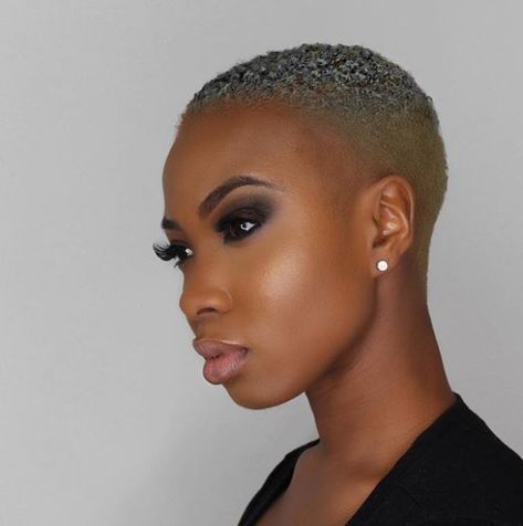 Fierce and fabulous shaved hairstyles for black women Shaved Hairstyles For Black Women, Fade Haircut Women, Natural Hair Twa, Iman Cosmetics, Short Fade Haircut, Shaved Hair Women, Shaved Hairstyles, Shaved Hair Cuts, Short Shaved Hairstyles