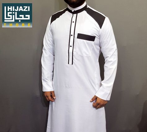 Hijazi Thobe  Islamic Designer Clothing Ready Made Designer Arabic Thobes Jubba Kandura Kaftan Etc Contact For  Wholesale & Retail +91 8097 369 548  +91 8655 780 905 Jubba Design For Men, Jalabia For Men, Muslim Men Clothing, Baggy Outfit Ideas, Boys Kurta Design, Indian Groom Wear, Gents Kurta Design, Gents Kurta, African Attire For Men