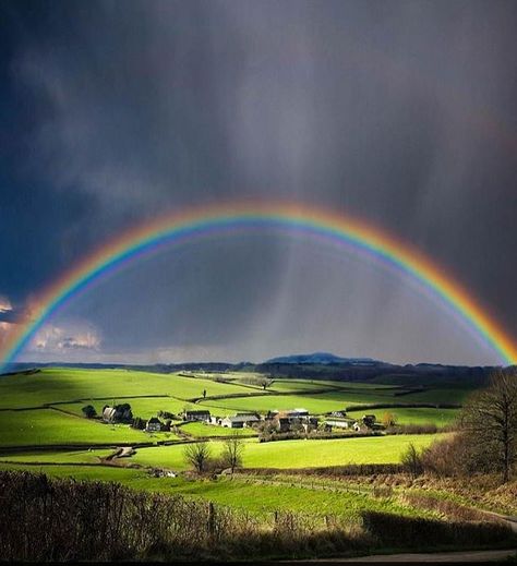 Dorset, England Rainbows In The Sky, Rainbow Pictures, Rainbow Photography, Rainbow Photo, Love Rainbow, Foto Art, To Infinity And Beyond, Beautiful Rainbow, Landscape Photographers