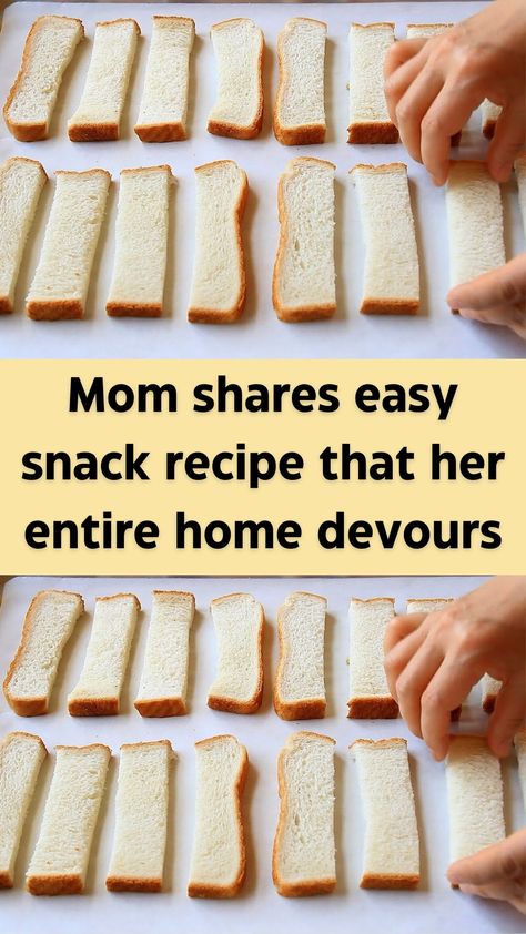 Four simple ingredients! "This recipe surprised my kids!" she said. Looking for a quick and easy snack that both you and your kids will love? Look no further than these homemade breadsticks, which are not only delicious but also incredibly simple to make. With basic ingredients and straightforward steps, this recipe is perfect for those busy days when you want a satisfying snack without much fuss. Ingredients To make these tasty breadsticks, you’ll need the following: Fast Snack Recipes, Easy Homemade Snacks, Homemade Breadsticks, Fast Snack, Snacks To Make, Quick Easy Snacks, Easy Snack Recipes, Homemade Snacks, Breadsticks